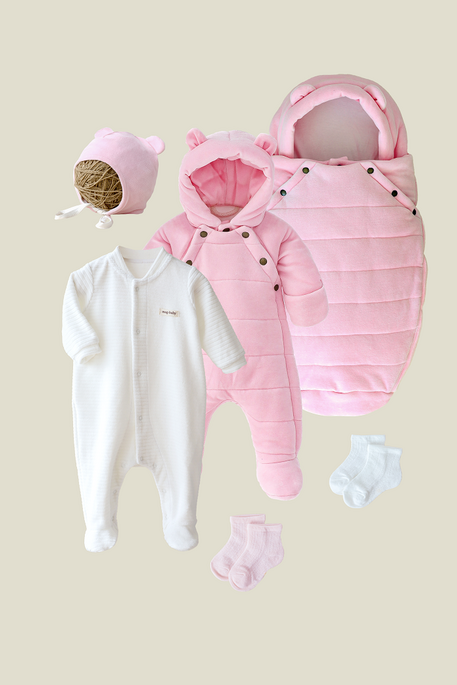 Look на виписку Ari, Розовый