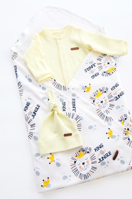 Комплект с человечком Liam, Львенок лимонный - фото 4