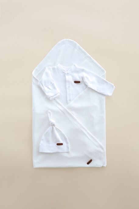 Комплект з чоловічком Liam, Молочний