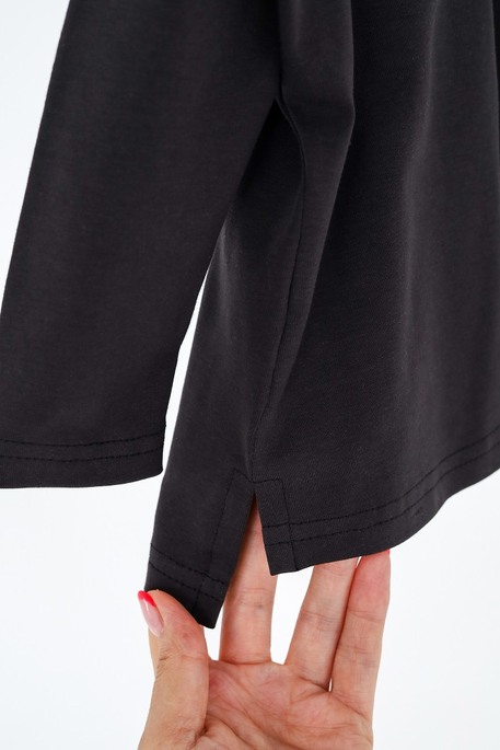 Лонгслив Direct, Черный - фото 3