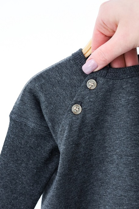 Лонгслив Iro, Графитовый меланж - фото 4