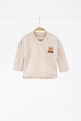 Лонгслив Pictures, Слоновая кость