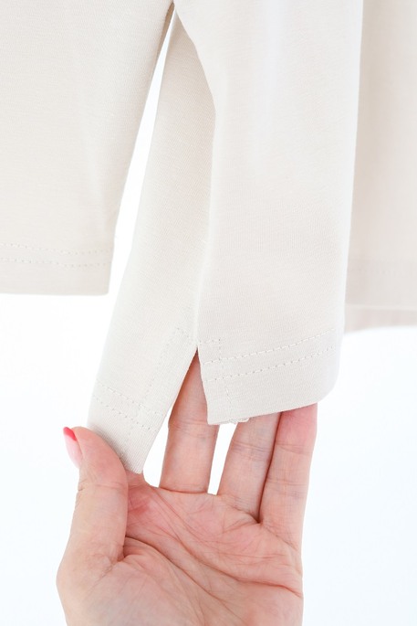 Лонгслив Pictures, Слоновая кость - фото 4