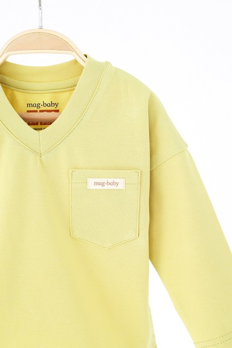 Лонгслив Pocket, Фисташковый - фото 2