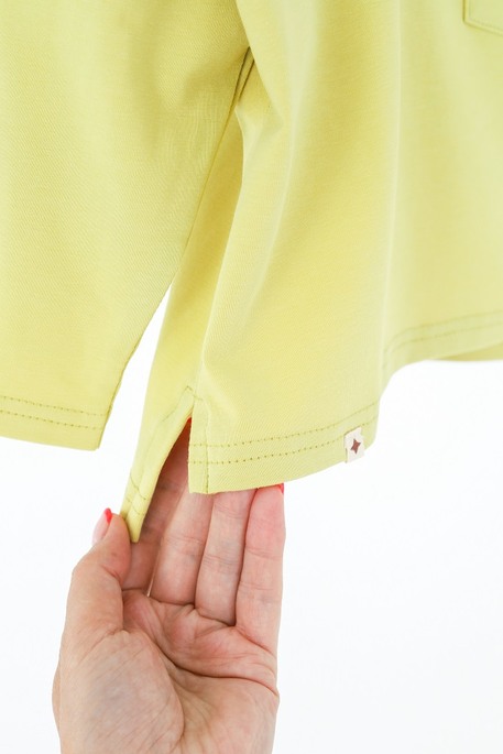 Лонгслив Pocket, Фисташковый - фото 3