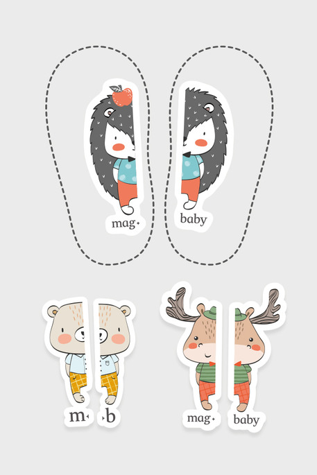 Обучающие наклейки для обуви Autumn time