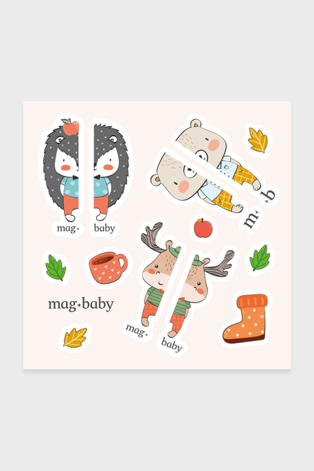 Обучающие наклейки для обуви Autumn time - фото 1