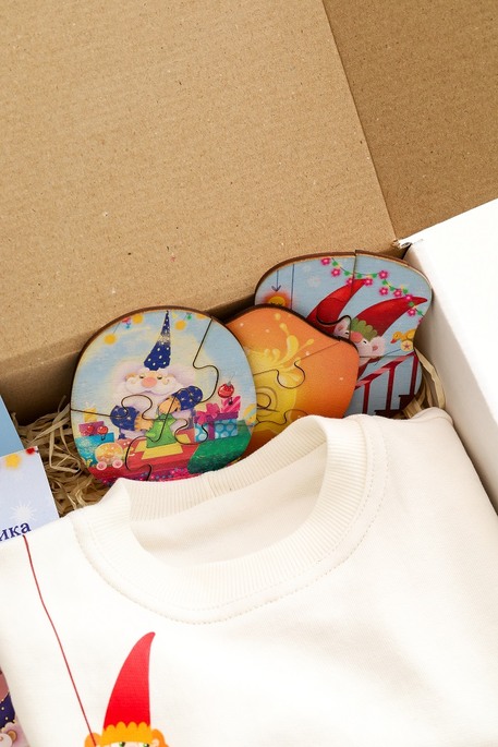 Новорічний бокс для дітей, молочний - фото 6