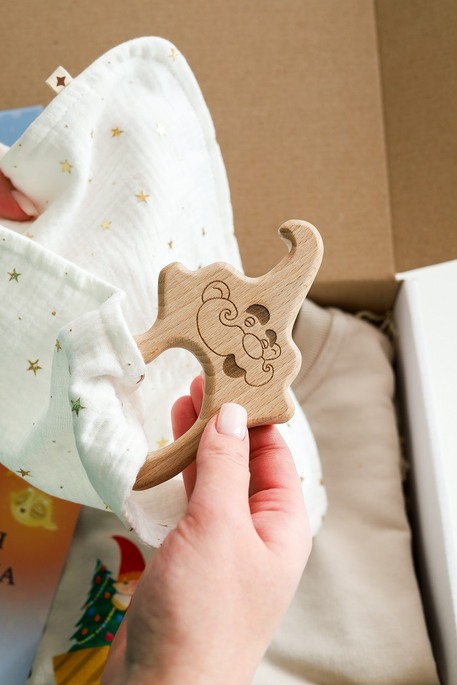 Новорічний бокс для малюків, молочний - фото 3