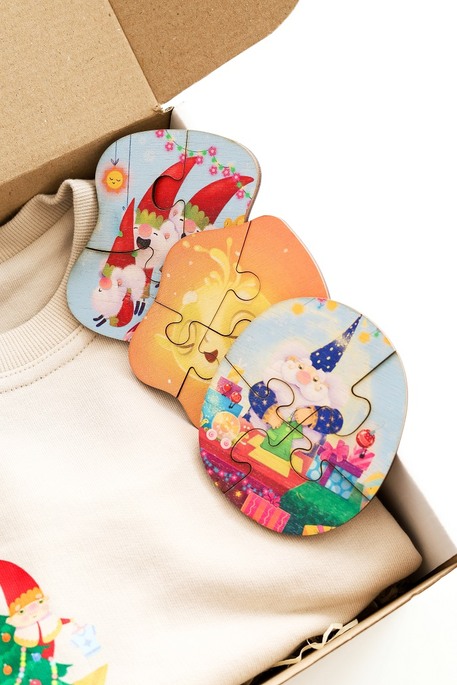 Новогодний бокс для детей, слоновая кость - фото 6