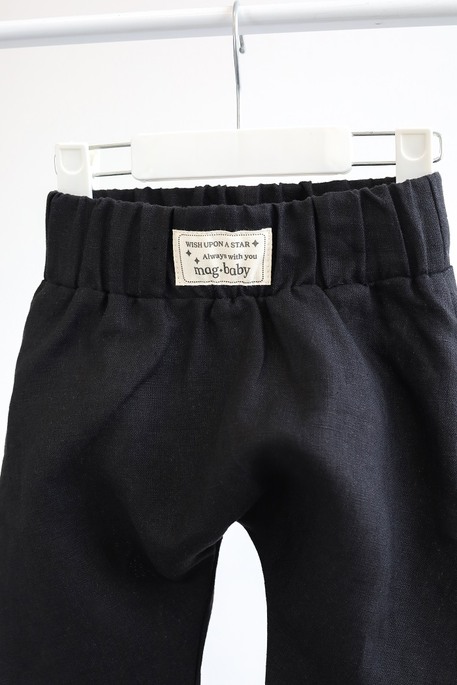 Льняные штаны-шорты Ivon, Черные - фото 6