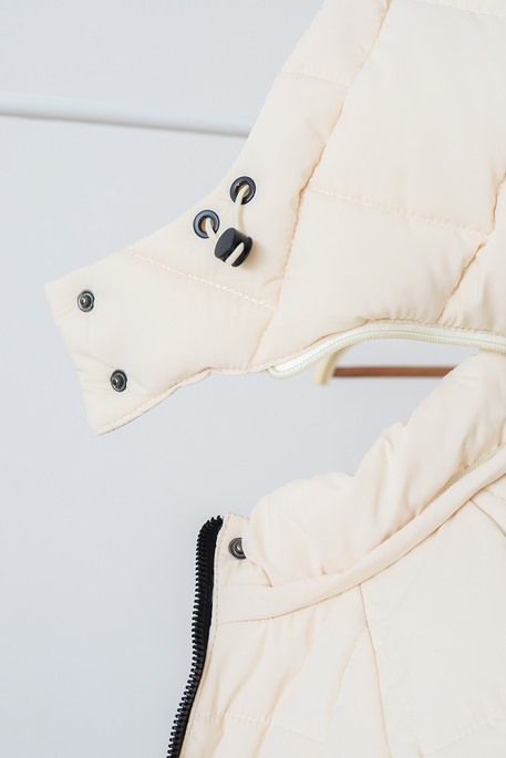 Зимняя куртка-пуффер Brick, Кремовая - фото 9