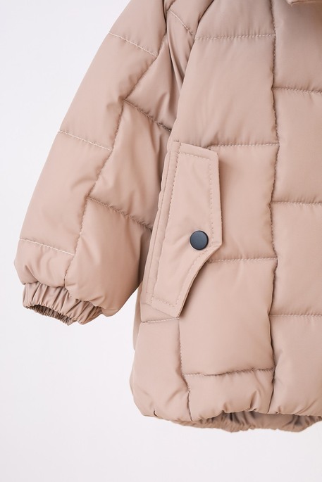 Зимняя куртка-пуффер Brick, Мокко - фото 9