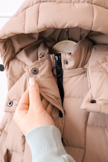 Зимняя куртка-пуффер Brick, Мокко - фото 7