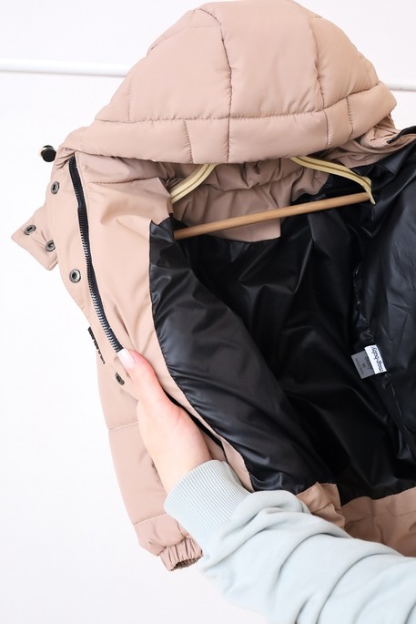 Зимняя куртка-пуффер Brick, Мокко - фото 3