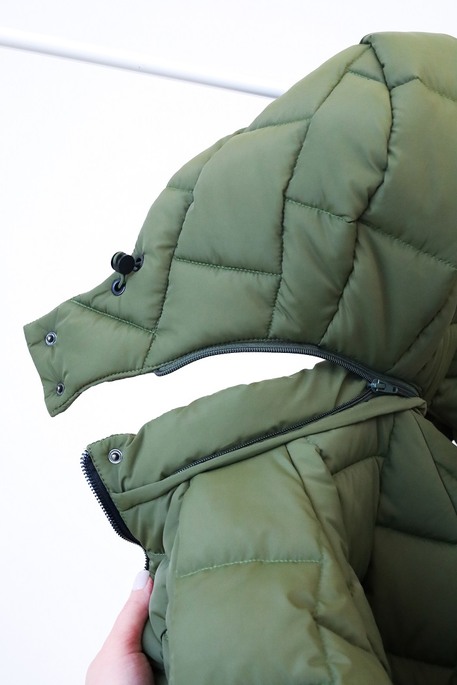 Зимняя куртка-пуффер Brick, Хаки - фото 10