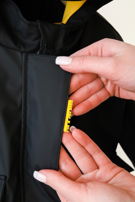 Куртка-грязепруф Korin, Чорна - фото 3