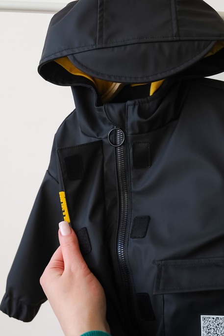 Куртка-грязепруф Korin, Чорна - фото 7