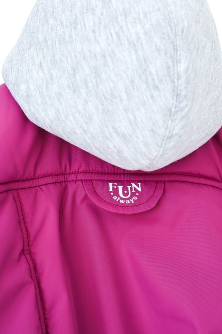 Куртка-бомбер Bonny, Фуксія - фото 5