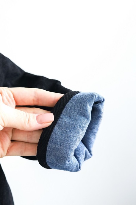 Вельветовая стеганая куртка Dutta, Черная - фото 6