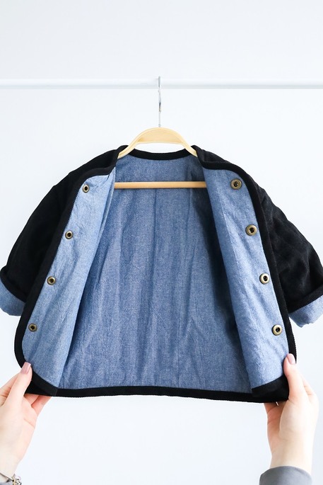 Вельветовая стеганая куртка Dutta, Черная - фото 3