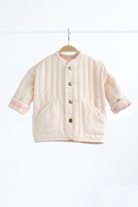 Вельветовая стеганая куртка Dutta, Ванильная - фото 1