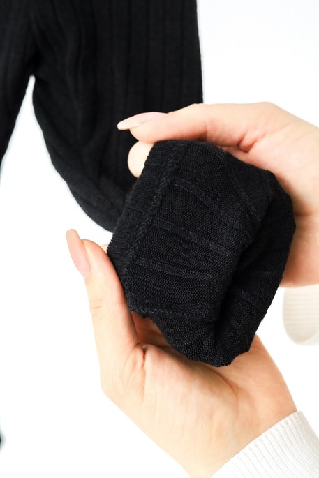 Лосини в рубчик Alice, Чорні - фото 3