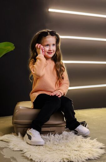 Велюрові лосини на флісі Louise, Чорні