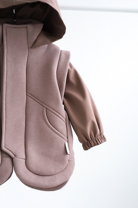 Куртка-ветровка Nail, Коричневая - фото 6