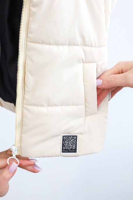 Жилетка Over, Ванильная - фото 6