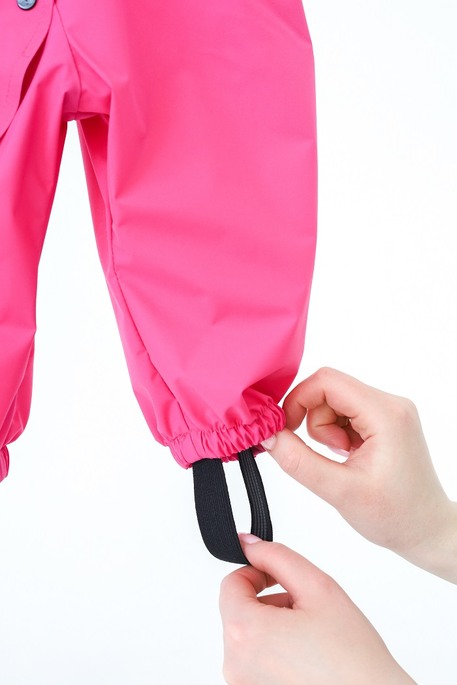 Комбинезон дождевик Rainy, Малиновый - фото 6
