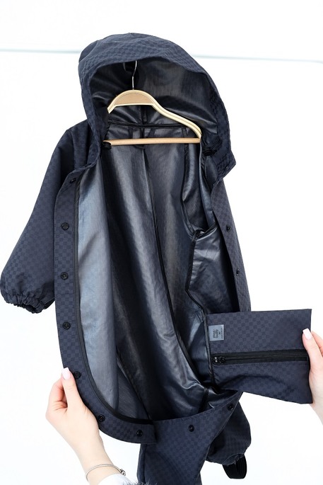 Комбінезон дощовик Rainy Plus, Графітовий - фото 3