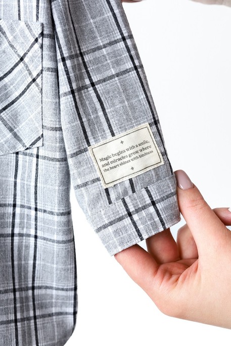 Сорочка Aldo, Сіра - фото 4