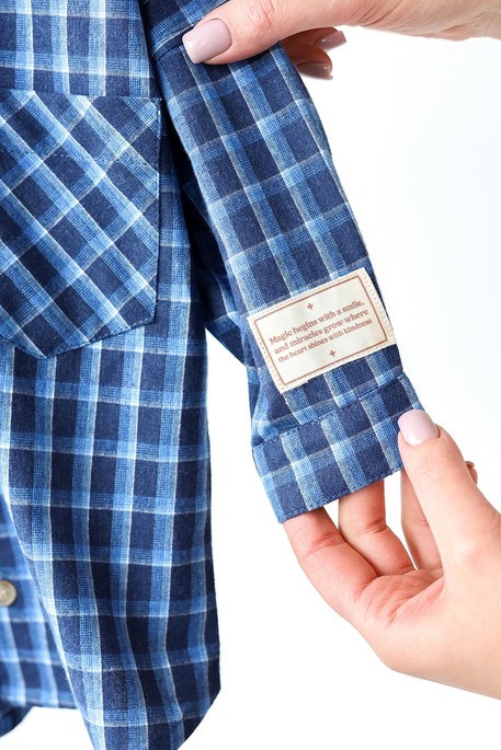 Сорочка Aldo, Синя - фото 4