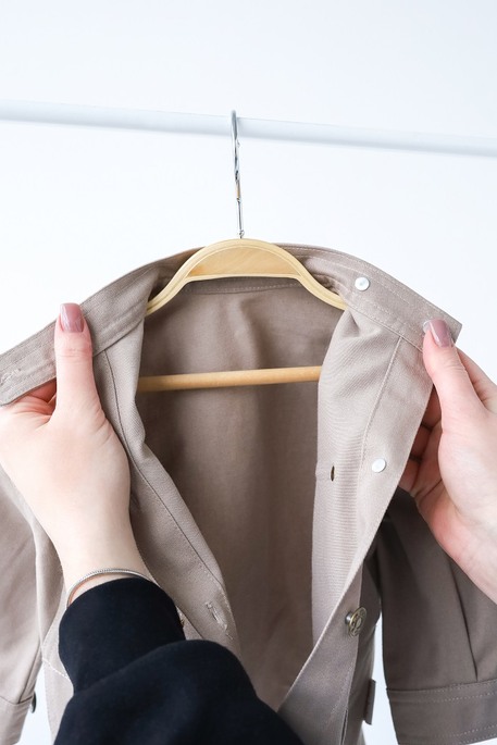 Джинсова куртка-сорочка Kinsley, Темний таш - фото 5