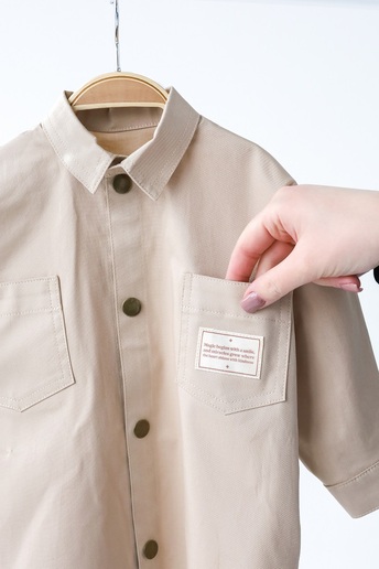 Котонова сорочка Pair, Слонова кістка - фото 2