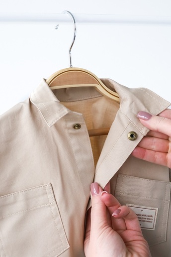 Котонова сорочка Pair, Слонова кістка - фото 3