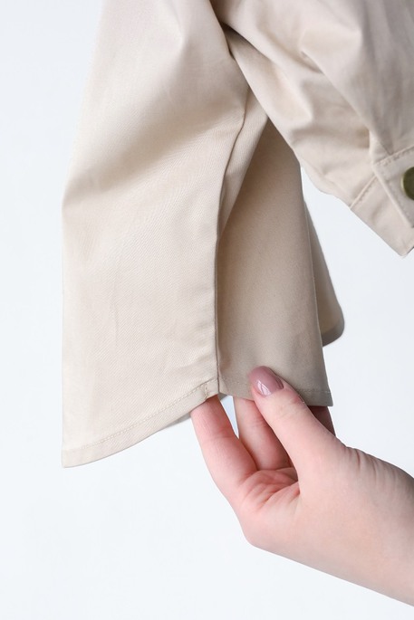 Котоновая рубашка Pair, Слоновая кость - фото 5