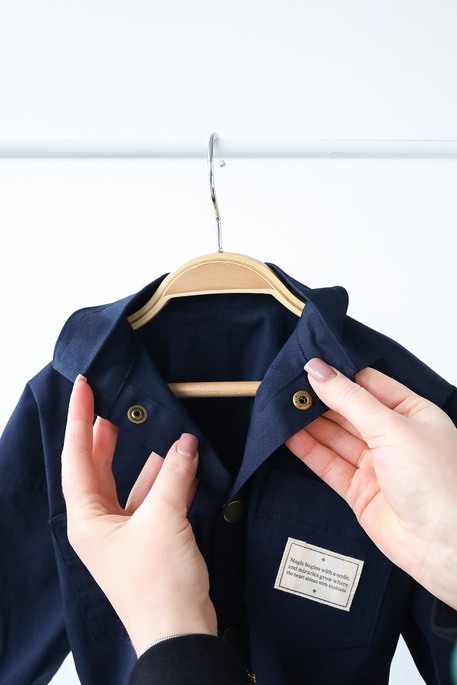 Котонова сорочка Pair, Темно-синя - фото 3