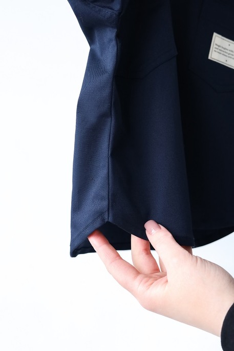 Котонова сорочка Pair, Темно-синя - фото 6