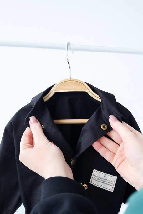 Котоновая рубашка Pair, Черная - фото 3