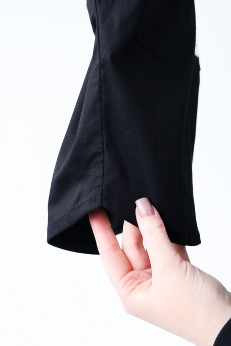 Котоновая рубашка Pair, Черная - фото 5