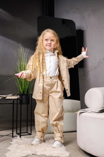 Котонова сорочка Pair, Слонова кістка - фото 1