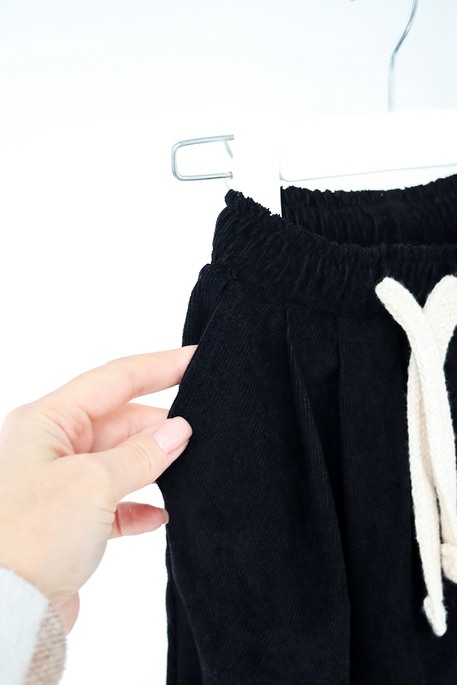 Вельветовые штаны Andreo, Черные - фото 3