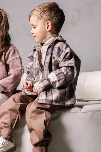 Котоновые штаны Pair, Коричневые - фото 1