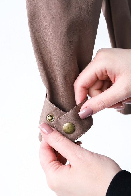 Котоновые штаны Pair, Коричневые - фото 6