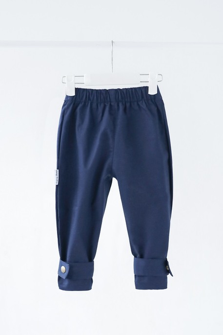 Котоновые штаны Pair, Темно-синие - фото 3