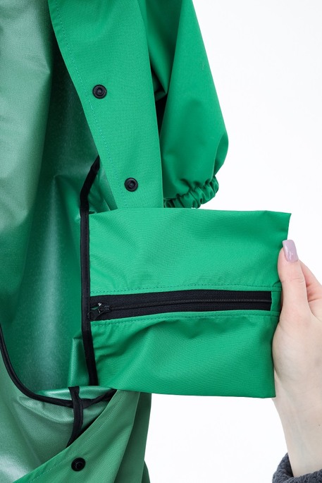 Комбинезон дождевик Stormy, Зеленый 110 (4-5 лет) - фото 4