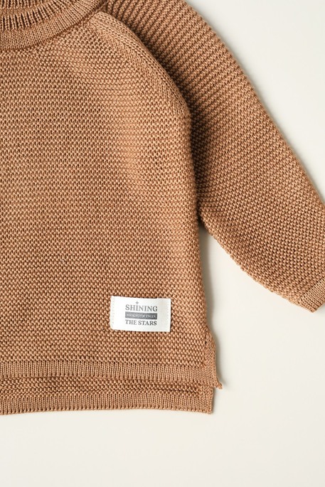 Хлопковый свитер Star, Коричневый - фото 5