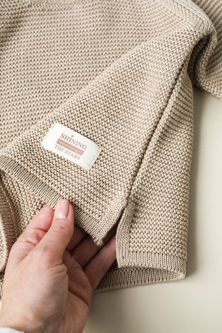 Хлопковый свитер Star, Темный таш - фото 4